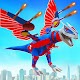 Download Flying Dino Transform Robot City Attack Robot Game For PC Windows and Mac 1