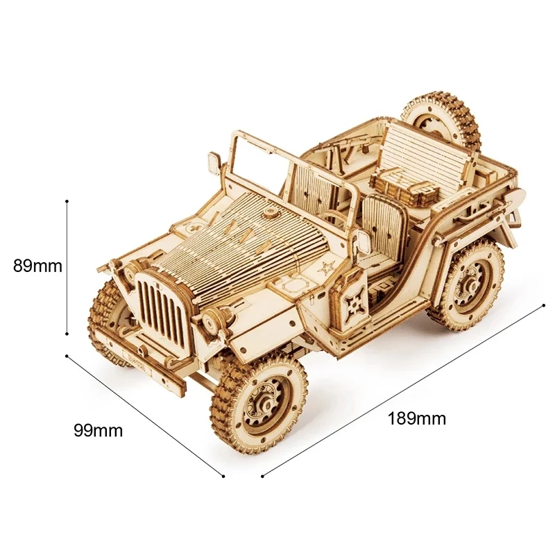 Rompecabezas 3D de Madera MC701 Juguete Modelo para Ensamblar y Construir. Estimula la Creatividad y la Habilidad Manual. Ideal Regalo para Niños y Adultos.