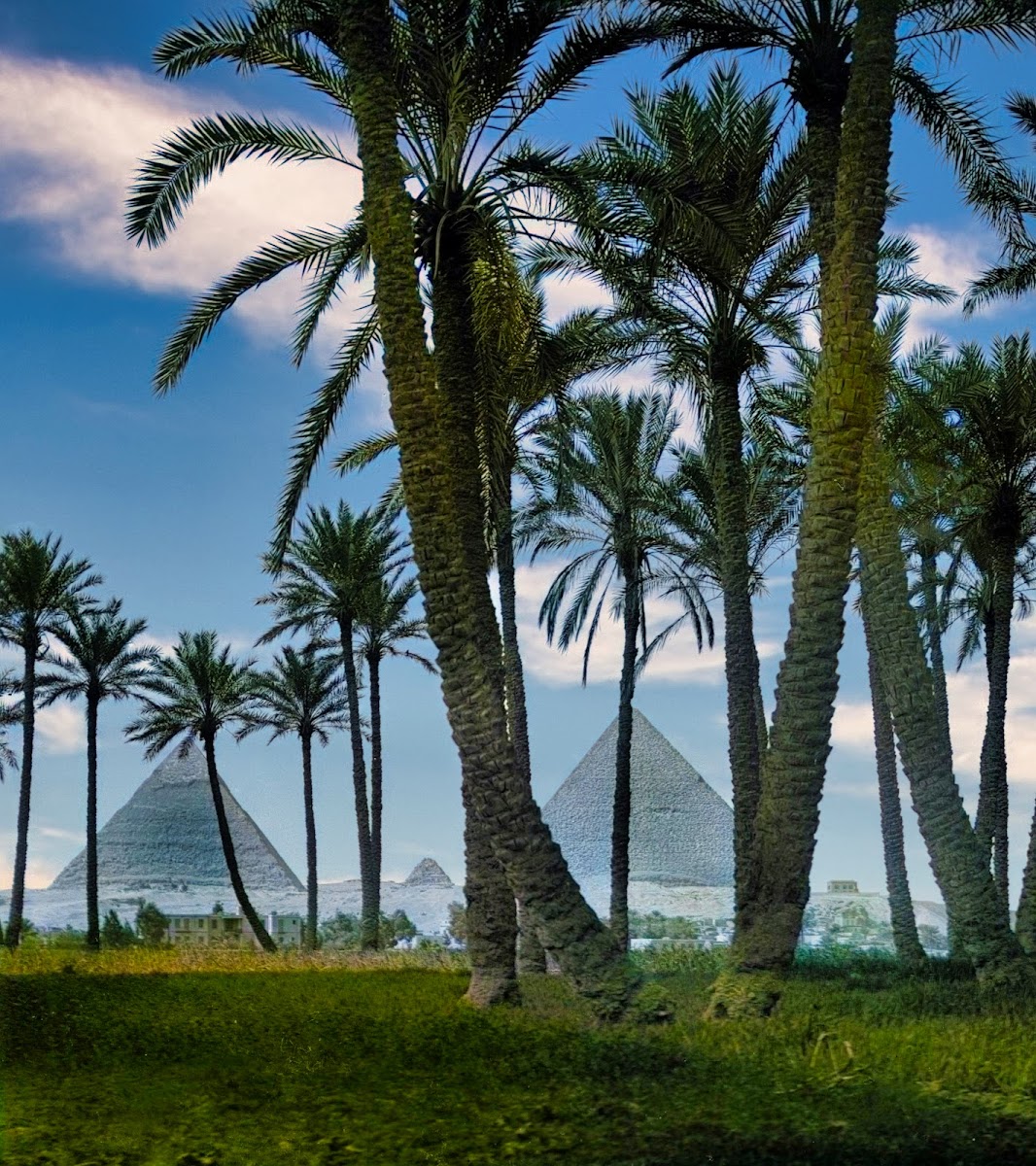 Pyramids in Gezeh, Egypt