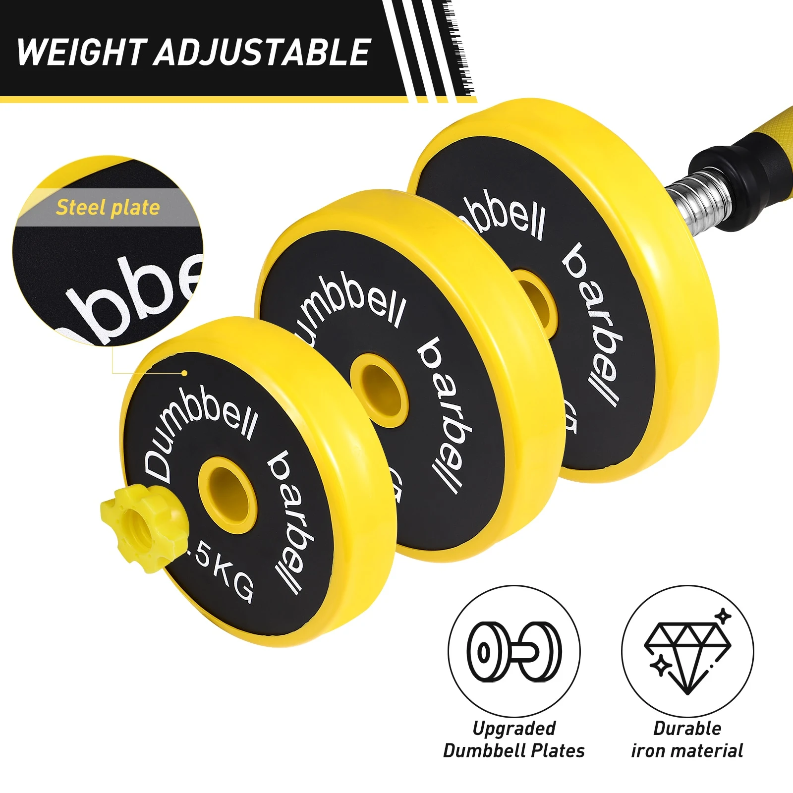 Title 5, Iron-Clad Dumbbell Hometrainingsapparatuur voor...