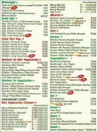 Punjabi Pakwaan menu 1