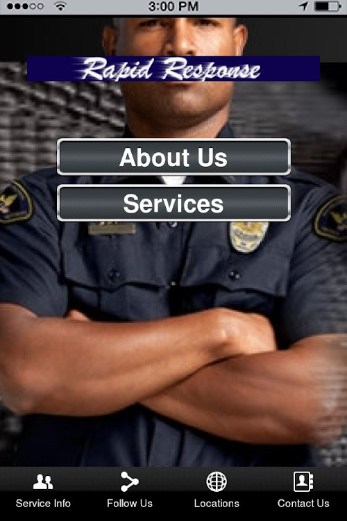 Android application Safe Ride screenshort