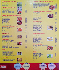 Namma Biryani menu 1