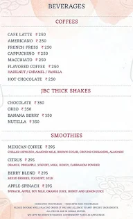 Jaipur Baking Company - Jaipur Marriott Hotel menu 5