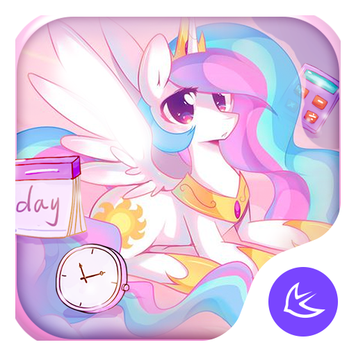 Lovely Rainbow Unicorn Apus Launcher Theme Aplicații Pe Google Play