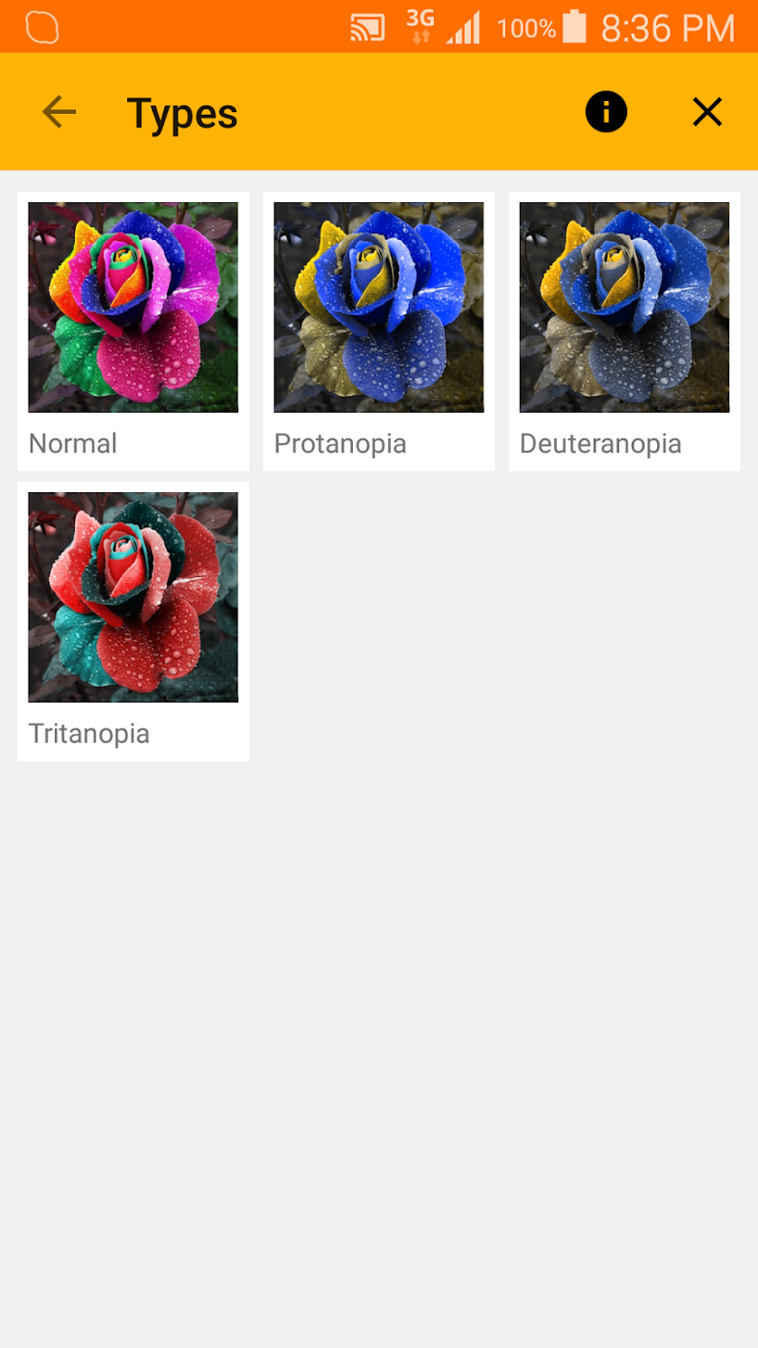Colorblind Simulator Pro Screen 3