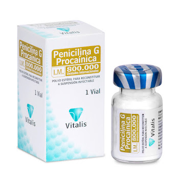 Penicilina G Procaínica Vitalis 800.000 Ui Caja x 1 Ampolla  