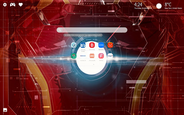 Iron Man New Tab Wallpaper HD Theme