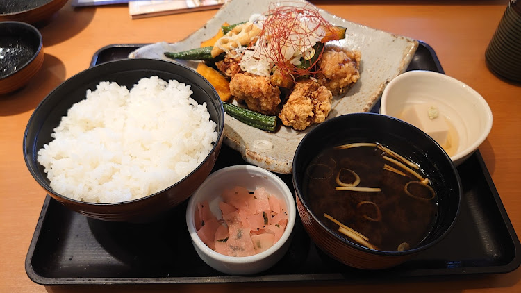 アクティトラックの和食さと・若鶏唐揚げ黒酢あんかけ定食・( ﾟДﾟ)ｳﾏｰ!・おちり～(≧▽≦)・農道のＮＳＸに関するカスタム事例の投稿画像3枚目