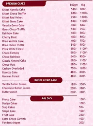 City Bakery & Confectionery menu 1