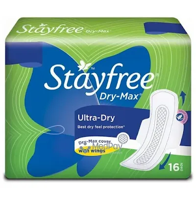 Stayfree Dry Max Ultra Dry Pads - 16