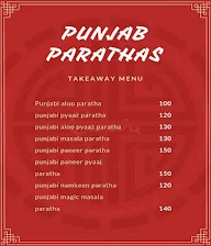 Punjab Parathas menu 1