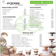 Add Onn Coffee menu 1