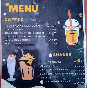 Express Coffee menu 