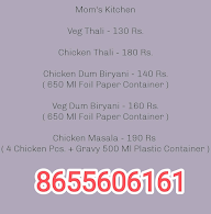 Mom's Kitchen menu 1