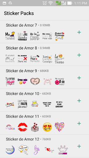 Frases de Amor Stickers
