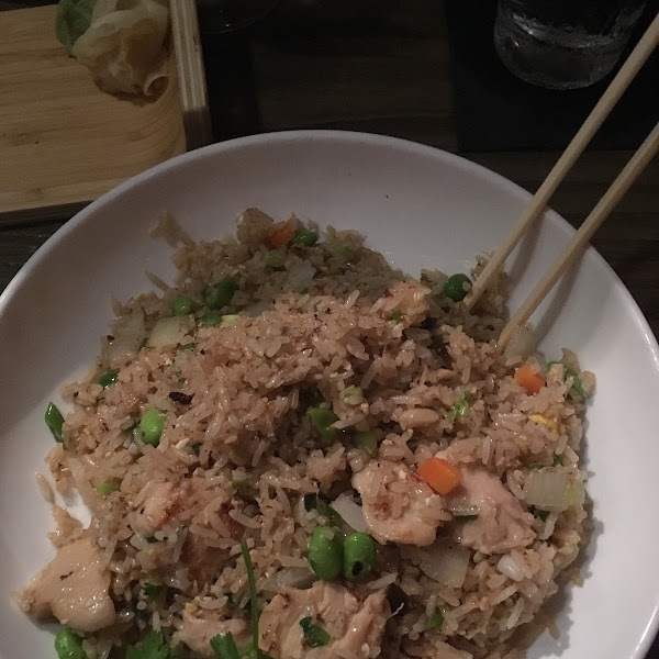 GF 'com chien' (fried rice with veggie and chicken)