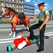 Mounted Police City Horse Chase  Icon