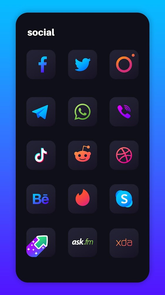 Nova Dark Icon Pack - Rounded Square Shaped Icons