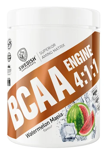 BCAA Engine 4:1:1 - Watermelon Mania 400g | Hälsovård//Skönhet och hälsa//Fitness och näringslära//Vitaminer och kosttillskott | Gymkraft