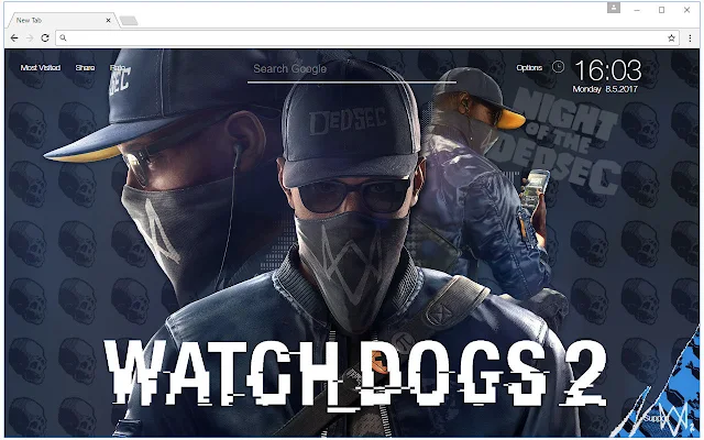 Watch Dogs 2 Wallpaper Hd New Tab Themes Free Addons