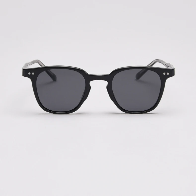 Lunettes marines personnalisées à petite monture ronde pour hommes