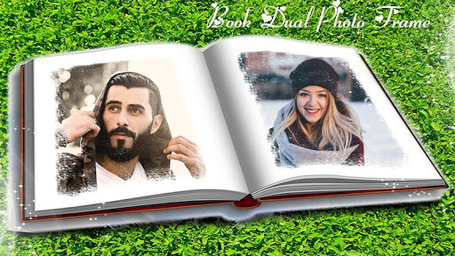 Book Dual Photo Frame