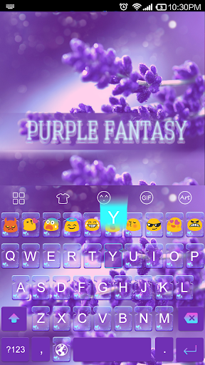 免費下載個人化APP|Purple Fantasy-Emoji Keyboard app開箱文|APP開箱王