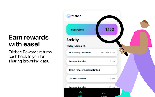 Frisbee: Earn big while browsing