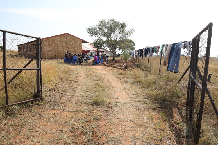 Refugees from Congo and other African countries at Matlapeng Bush refugee camp near Bronkhorstspruit, Pretoria.