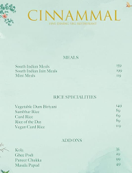 Cinnammal Fine Dining Veg Restaurant menu 6