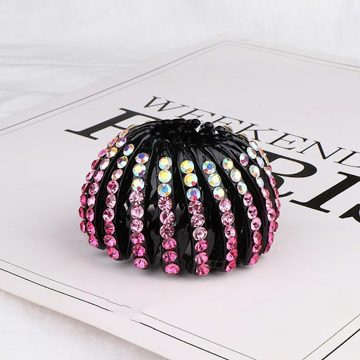 Title 2, Korean Rhinestone Birds Nest Pill Head Coiler ...