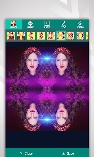 Photo Mirror Editor  Mirror Reflection