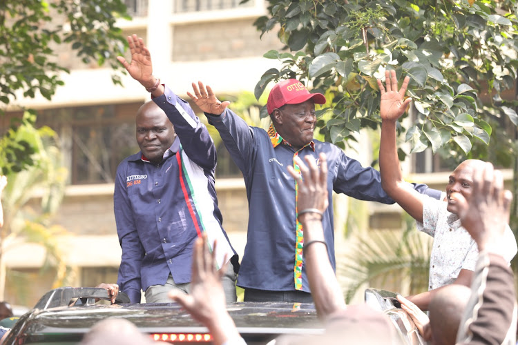 Governor Wilber ottichilo and his deputy Wilberforce Kitiezo