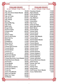 Sandeep Veggies menu 2