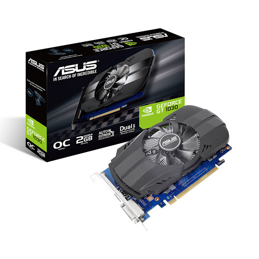 Card màn hình ASUS GeForce GT 1030 2GB SDDR4 Phoenix OC (PH-GT1030-O2GD4)