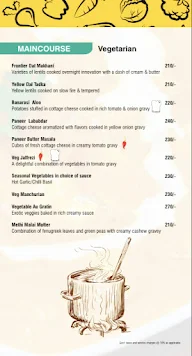 The Wokshop menu 4