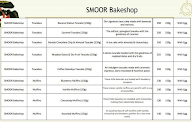 Smoor menu 2