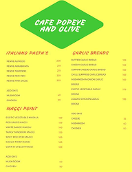 Cafe Popeye & Olive menu 4