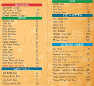 War of Food menu 3