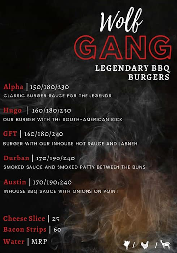 Wolf Gang menu 