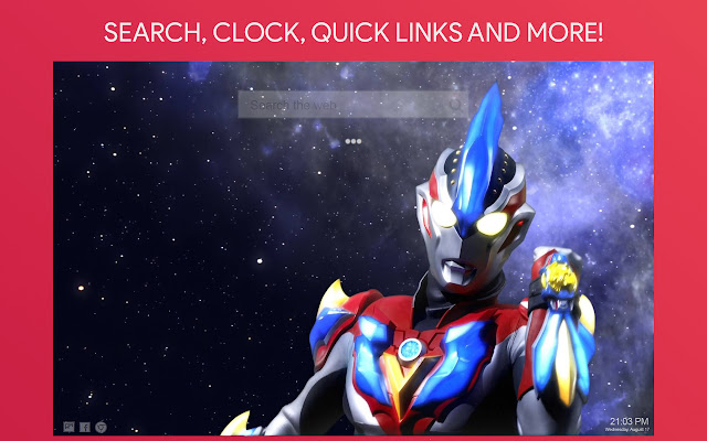 Ultraman Wallpaper HD Custom New Tab