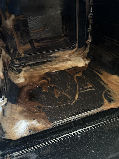 During cleaning 