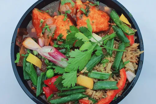 Chilli Paneer Fried Rice [1 Bowl]