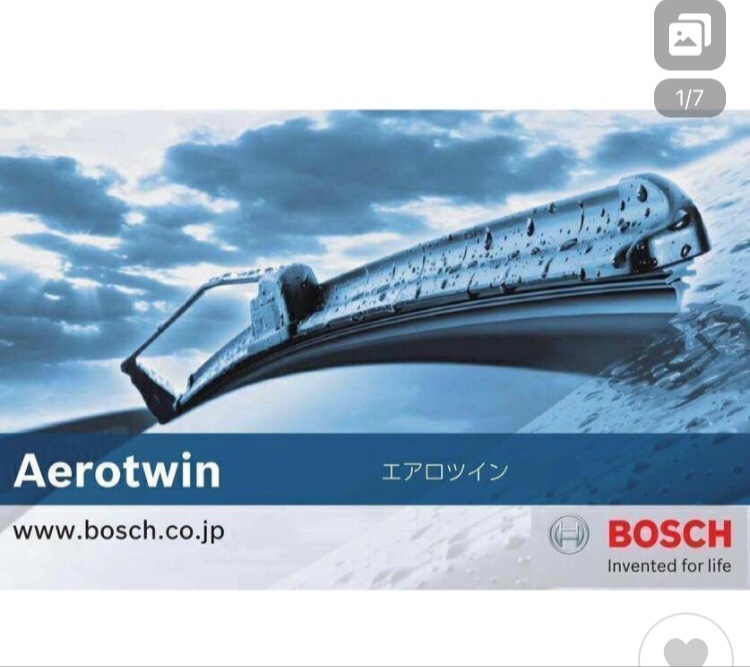 プリウスαのワイパーブレード交換・BOSCHに関するカスタム事例の投稿画像2枚目