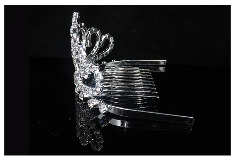 Bridal Crown Headdress Wedding Heart-shaped Decoration. Enhance your bridal hairstyle and add a touch of romance to your