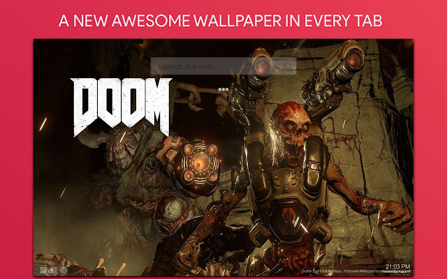 Doom Eternal Wallpaper HD Custom New Tab
