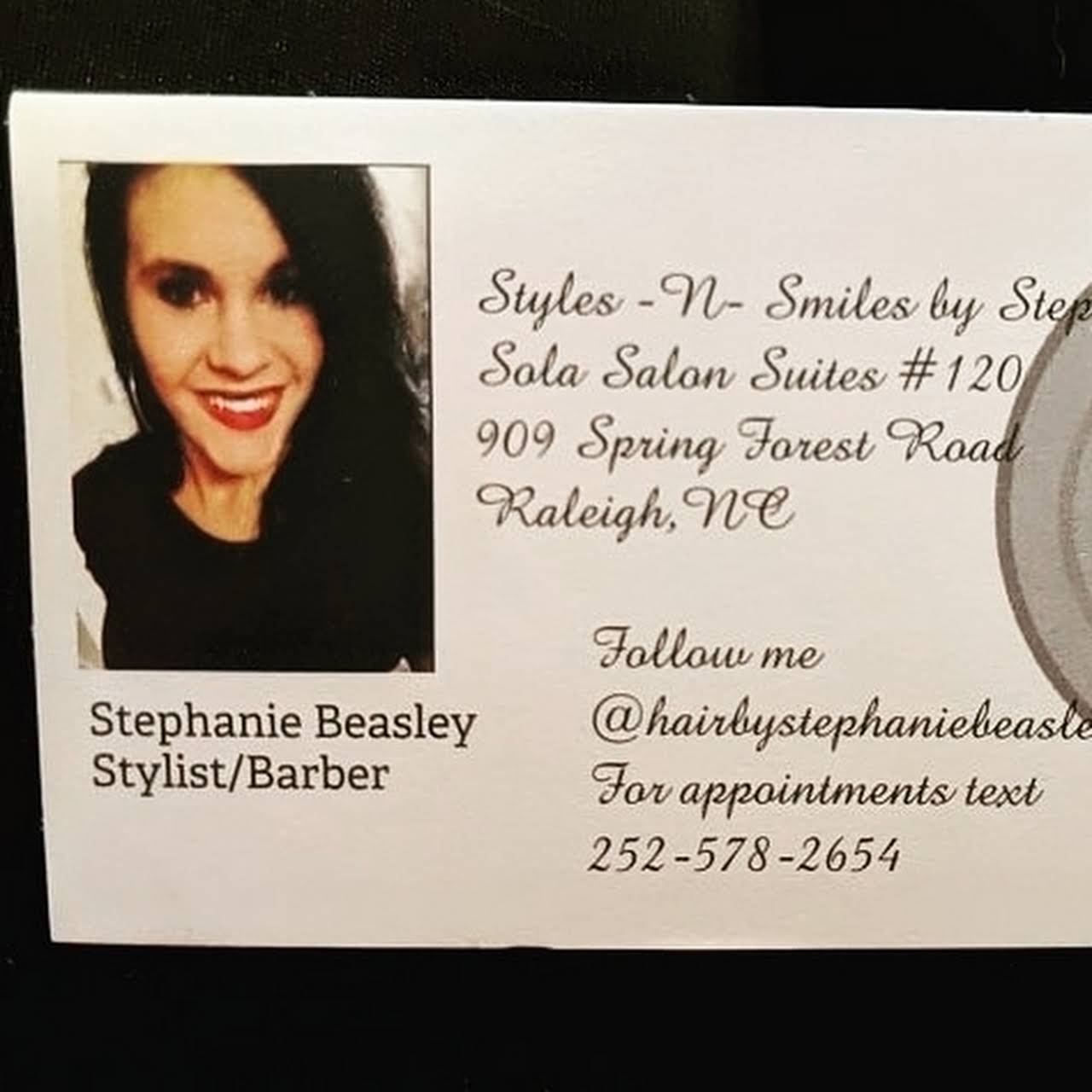 Styles N Smiles By Stephanie Barber Shop In Raleigh