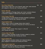 Zaffran menu 4