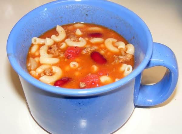 Hamburger Macaroni Soup/Stew_image